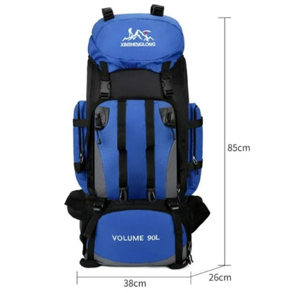 Lightweight 90L Water Resistant Hiking Backpack