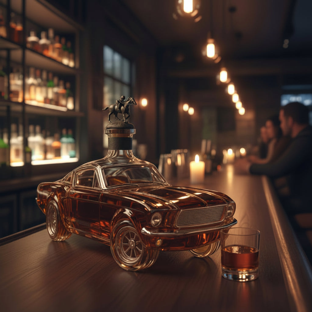 Luxury Car Shaped Whiskey Decanter Bottle Set - Lusomart