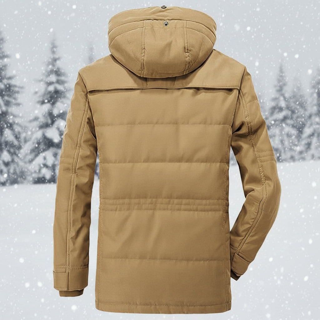 Warm Waterproof Parka Coat Insulated Hooded Jacket