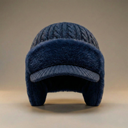 Warm Fleece Lined Beanie Winter Outdoor Hat