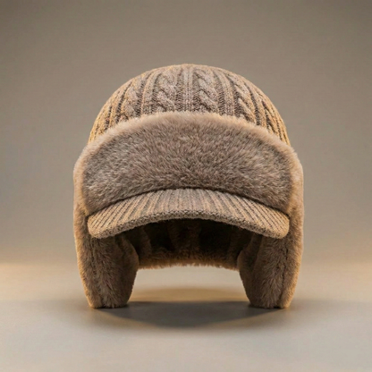 Warm Fleece Lined Beanie Winter Outdoor Hat
