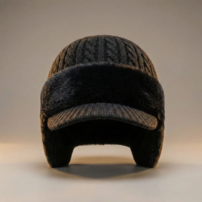 Warm Fleece Lined Beanie Winter Outdoor Hat - Lusomart