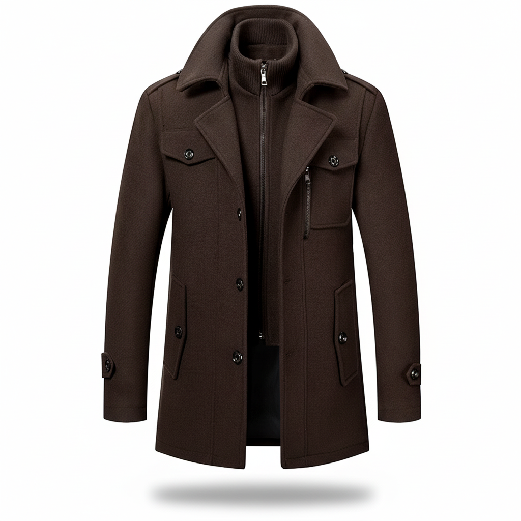 Warm Waterproof Men's Insulated Parka Jacket