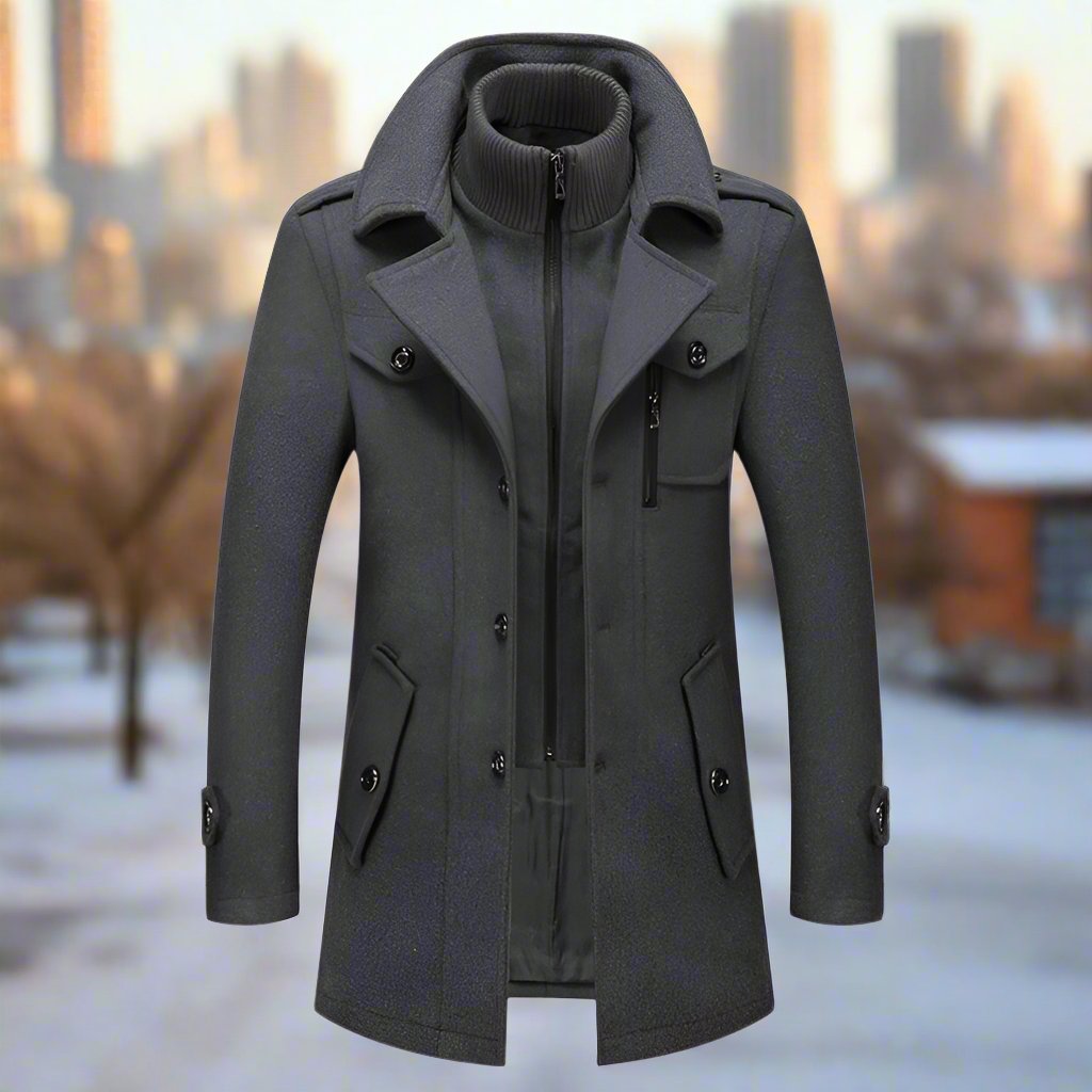 Warm Waterproof Men's Insulated Parka Jacket