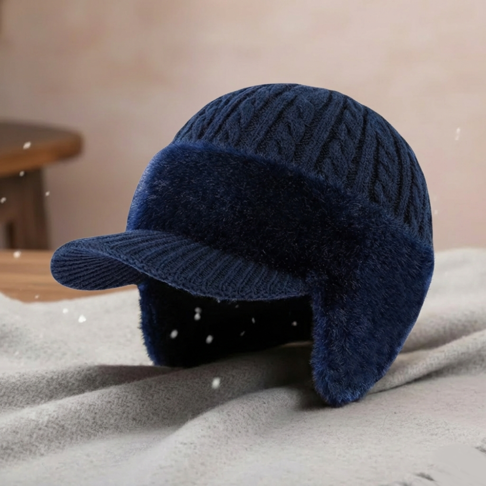 Warm Fleece Lined Trapper Hat for Cold Weather