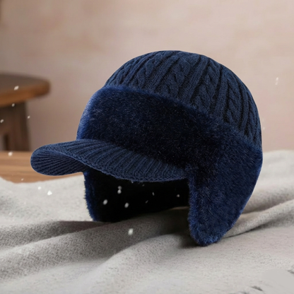 Warm Fleece Lined Trapper Hat for Cold Weather
