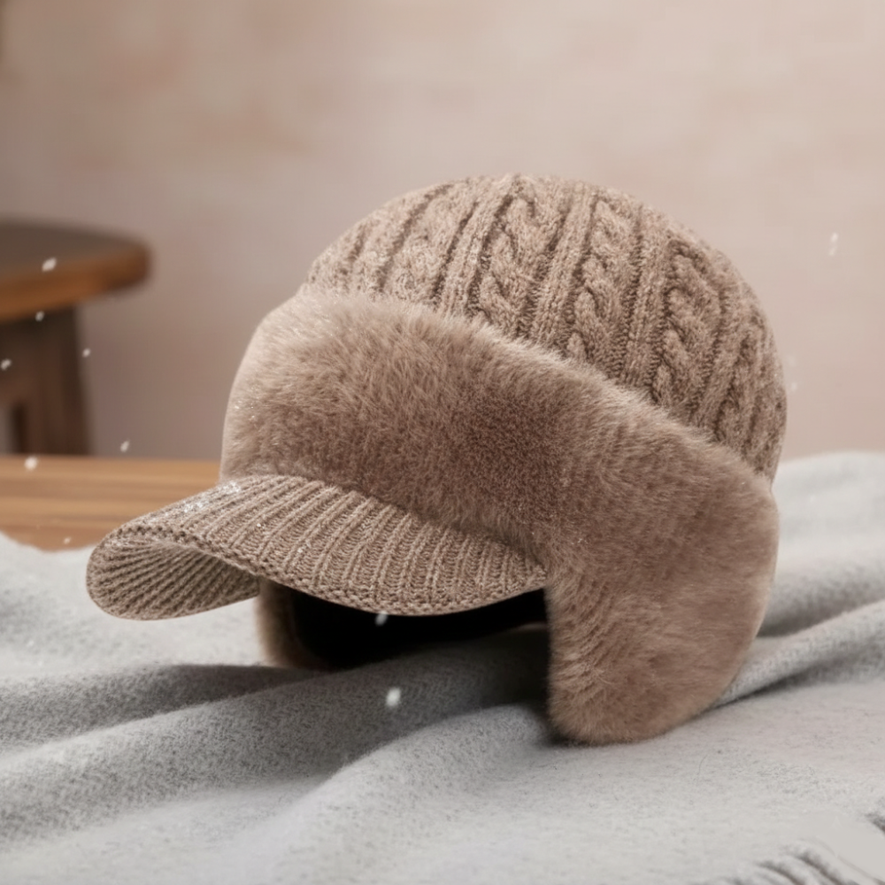 Warm Fleece Lined Trapper Hat for Cold Weather
