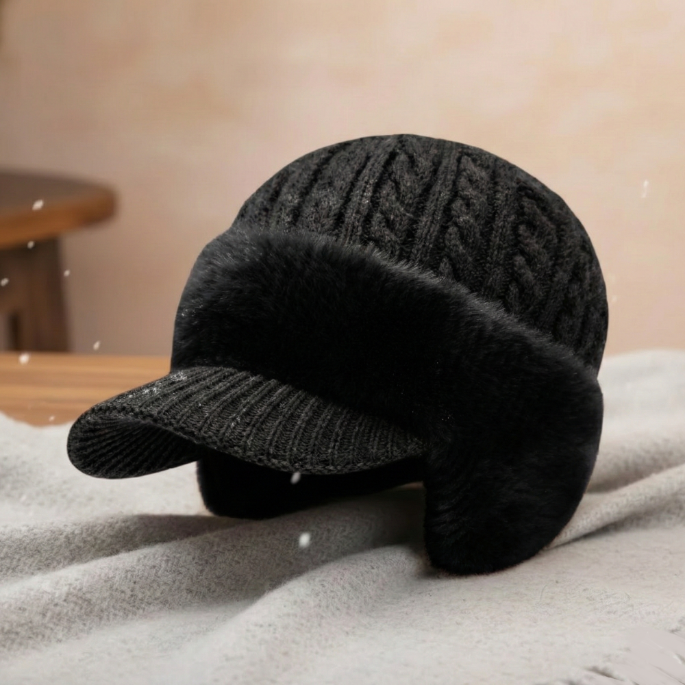 Warm Fleece Lined Trapper Hat for Cold Weather