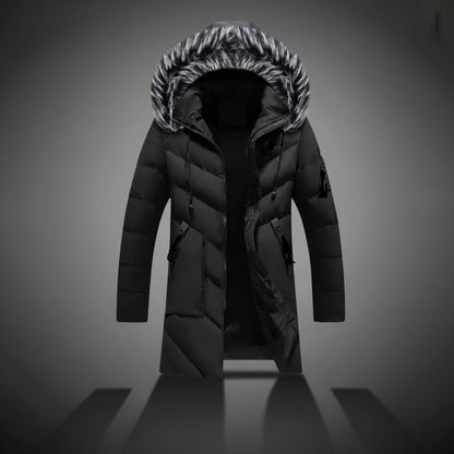 Warm Insulated Hooded Men's Winter Parka Coat - Lusomart