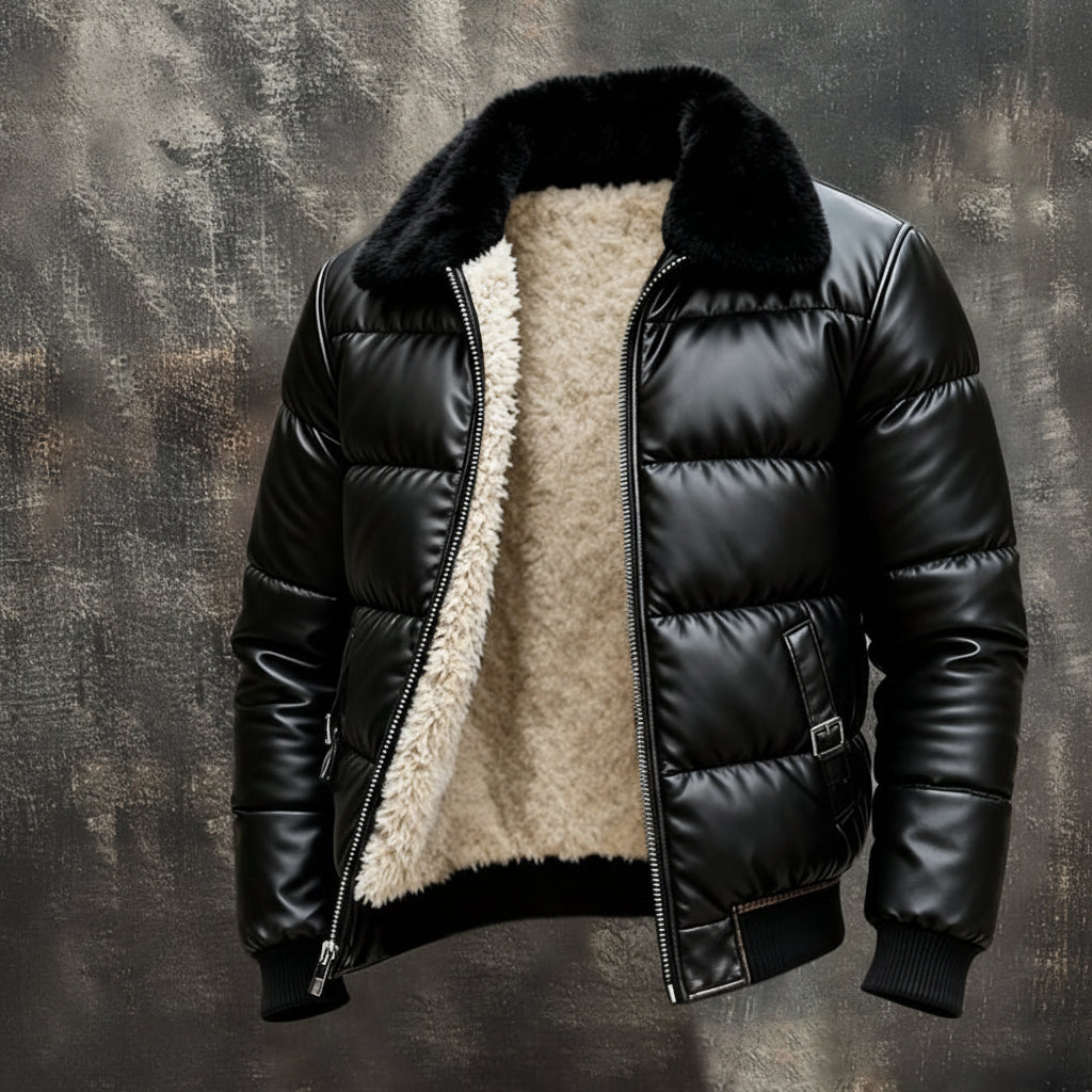 Warm Puffer Coat High Neck Windproof Parka - Lusomart