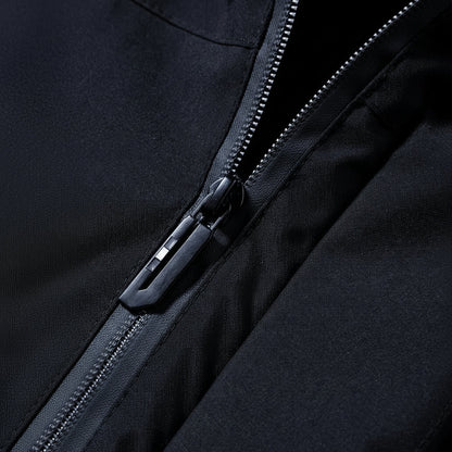 Men's Insulated Waterproof Down Parka Coat Slim Fit