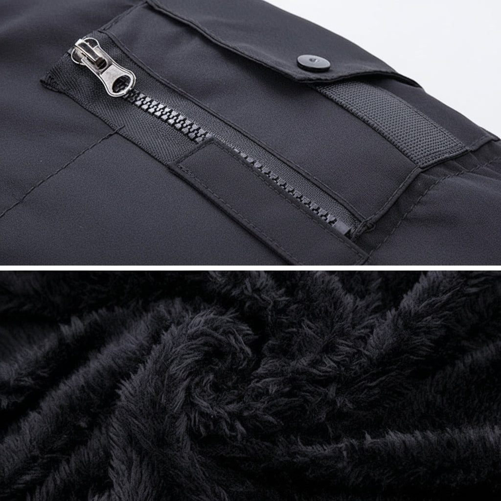 Warm Insulated Hooded Men's Winter Parka Coat
