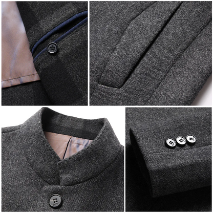 Warm Men's Waterproof Padded Down Jacket Slim Fit Coat