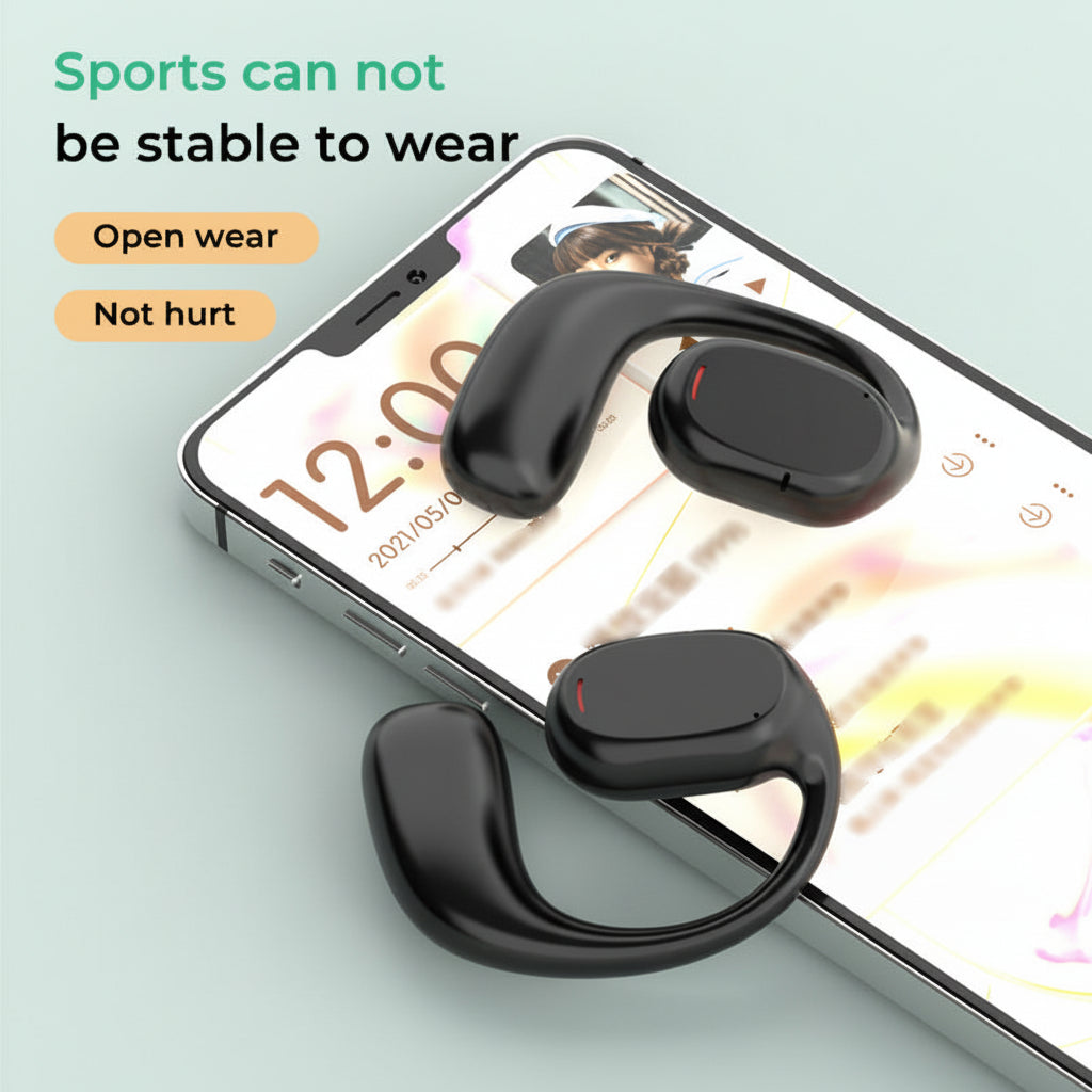 Sweatproof Open Ear Sports Bluetooth Wireless Headphones