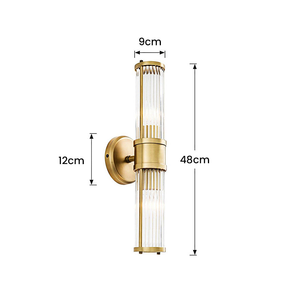 Elegant Chrome Bathroom Wall Lamp