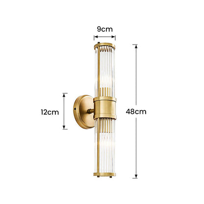Elegant Chrome Bathroom Wall Lamp