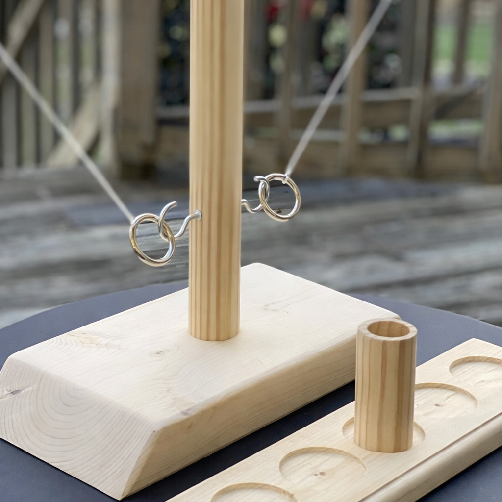 Fun Party Ring Toss Wooden Game Set