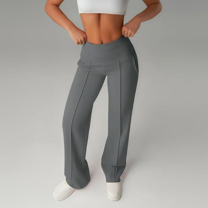 Comfortable High Waist Wide Leg Stretch Yoga Pants