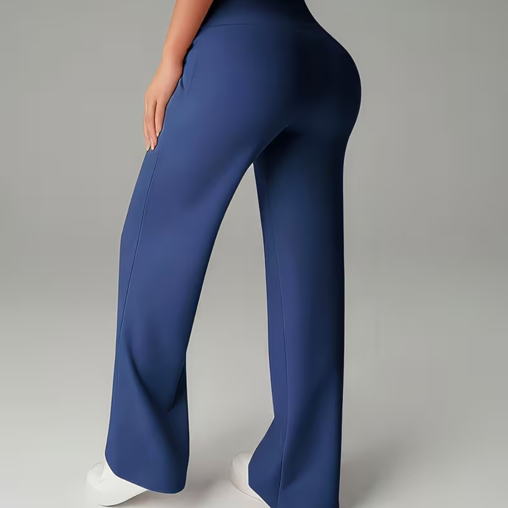 Comfortable High Waist Wide Leg Stretch Yoga Pants