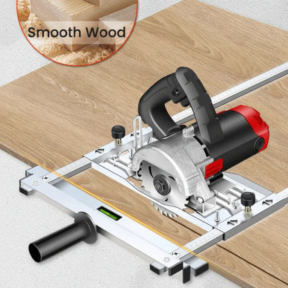 Accurate Cutting Guide Rail System for Circular Saws
