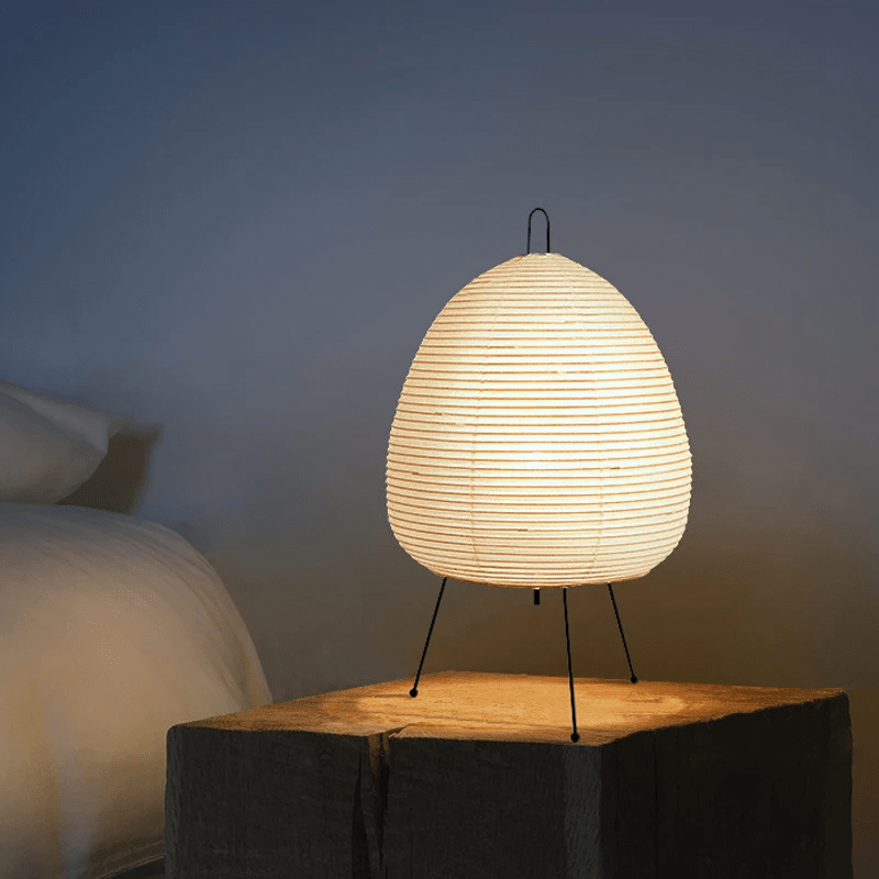 Rustic Traditional Japanese Table Lamp - Lusomart
