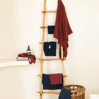 Soft Bamboo Waffle Towel Set Quick Dry Spa Set