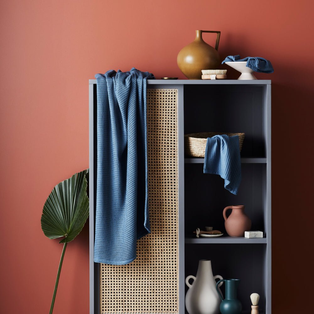 Soft Bamboo Waffle Towel Set Quick Dry Spa Set