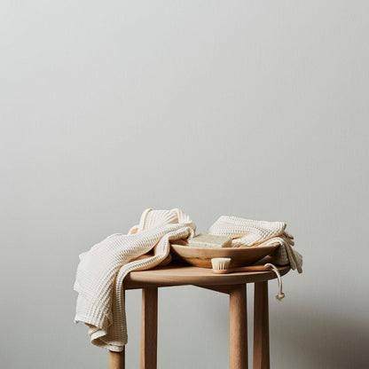 Soft Bamboo Waffle Towel Set Quick Dry Spa Set