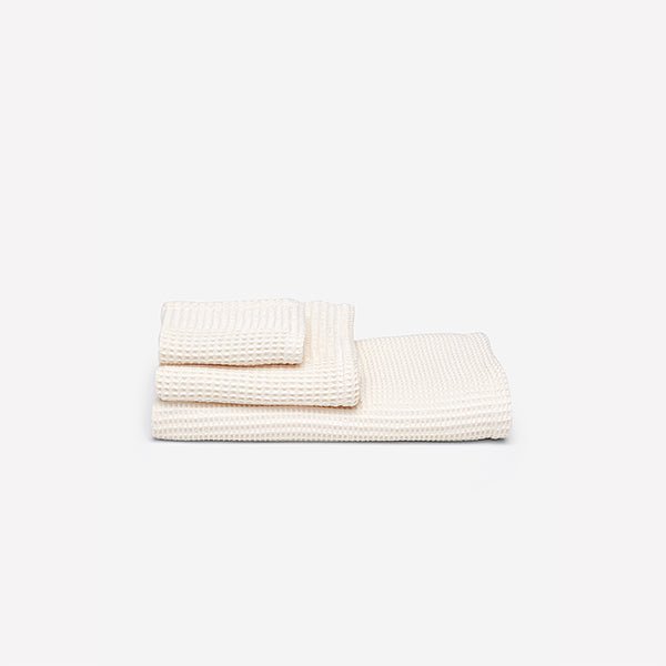 Soft Bamboo Waffle Towel Set Quick Dry Spa Set