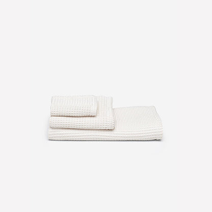 Soft Bamboo Waffle Towel Set Quick Dry Spa Set
