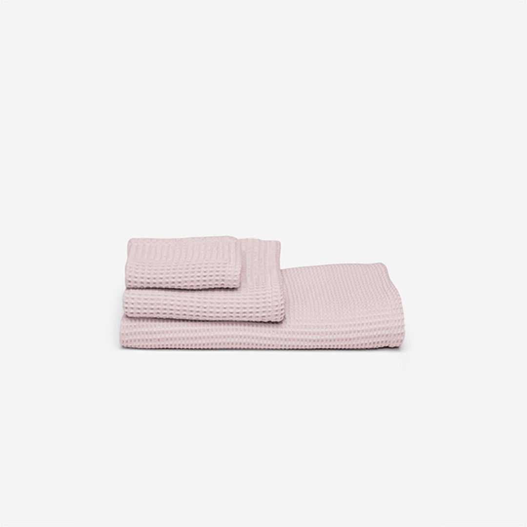 Soft Bamboo Waffle Towel Set Quick Dry Spa Set
