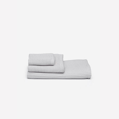 Soft Bamboo Waffle Towel Set Quick Dry Spa Set