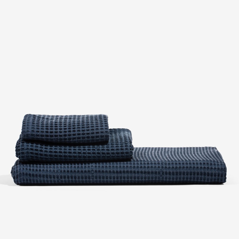 Soft Bamboo Waffle Towel Set Quick Dry Spa Set
