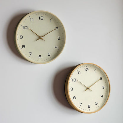 Simple Wood Quartz Clock for Home Decoration