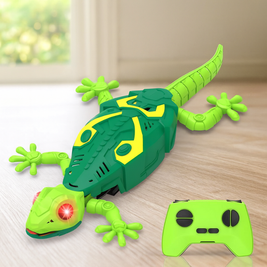 Fun RC Climbing Lizard Toy with Bright LED Eyes - Lusomart