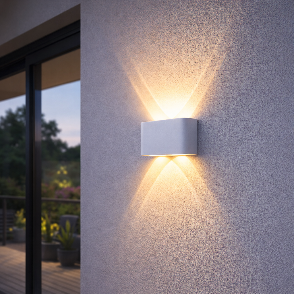 Slim LED Indoor Outdoor Up Down Lighting Fixture