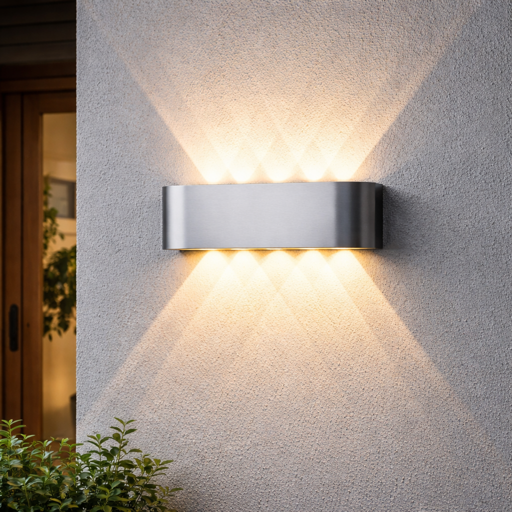 Slim LED Indoor Outdoor Up Down Lighting Fixture