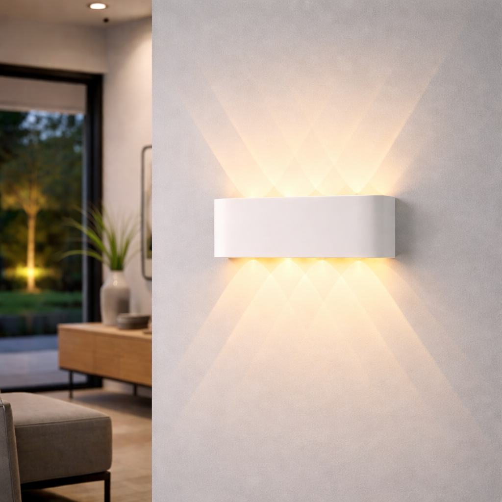 Slim LED Indoor Outdoor Up Down Lighting Fixture