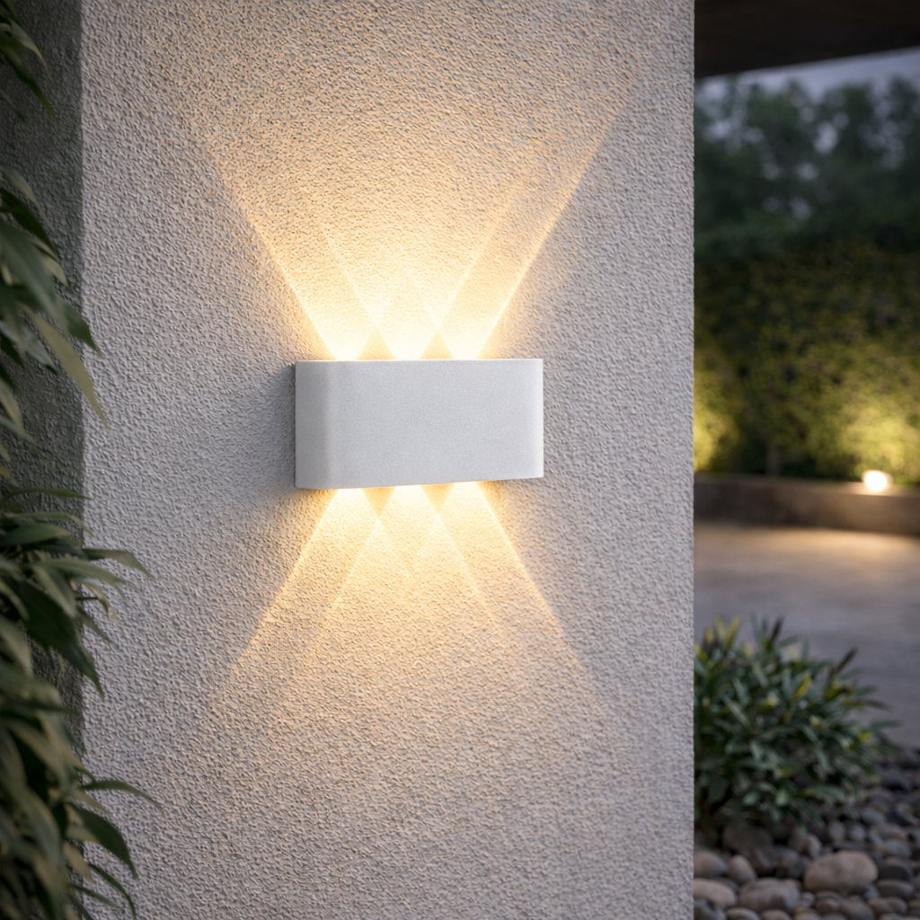 Slim LED Indoor Outdoor Up Down Lighting Fixture