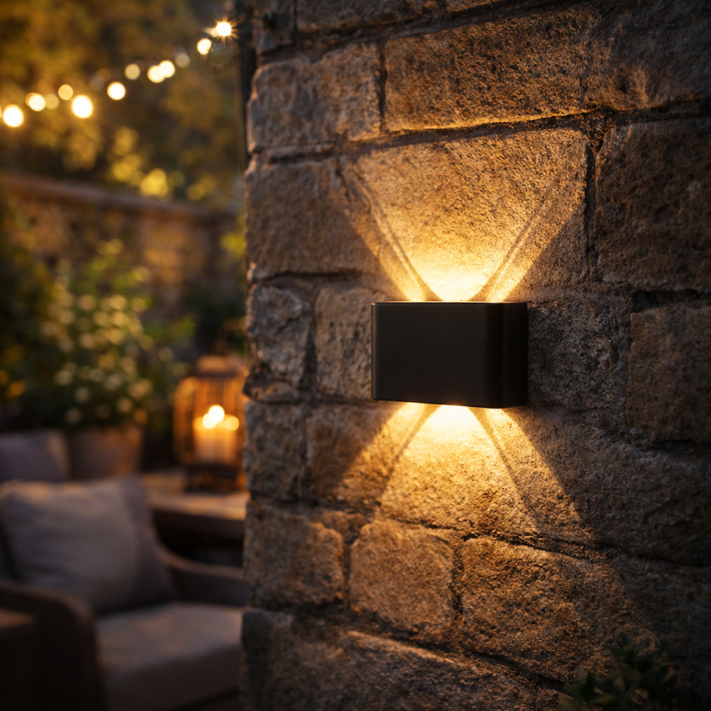 Contemporary LED Sconce Indoor Outdoor Lighting
