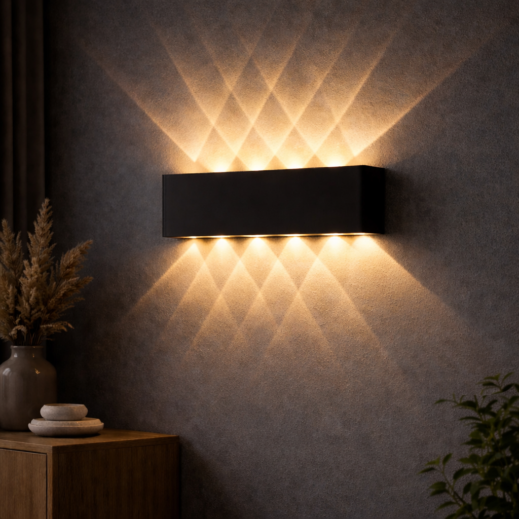 Contemporary LED Sconce Indoor Outdoor Lighting