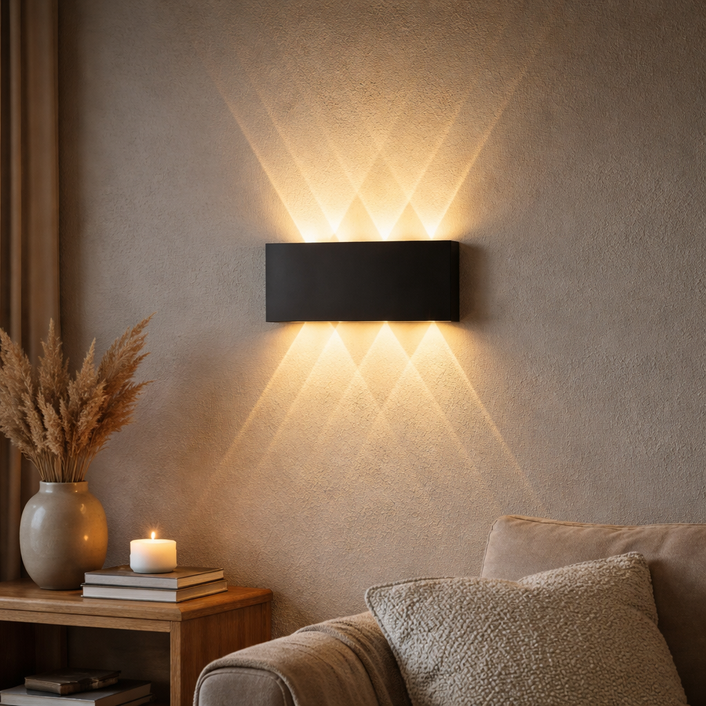 Slim LED Indoor Outdoor Up Down Lighting Fixture