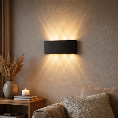 Slim LED Indoor Outdoor Up Down Lighting Fixture