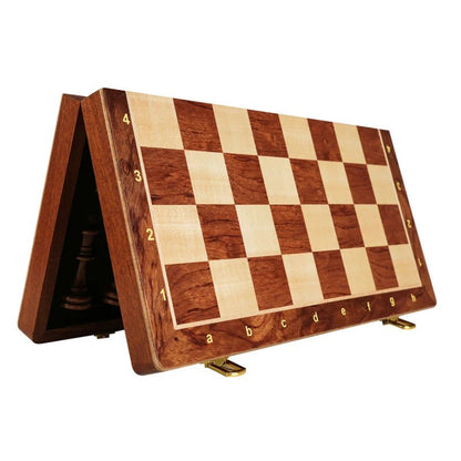 WalnutCraft | Elegant Classic Foldable Wooden Chess Set 5