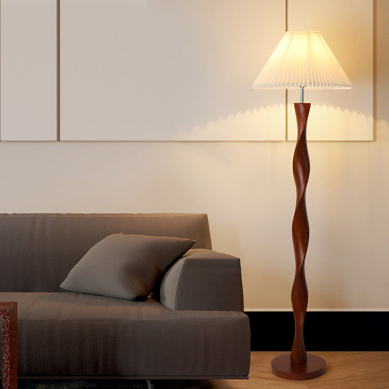 WalnutCraft | Elegant Modern Wooden Floor Lamp for Living Room Decor 1