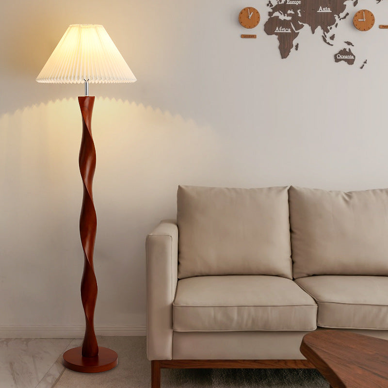 WalnutCraft | Elegant Modern Wooden Floor Lamp for Living Room Decor 2