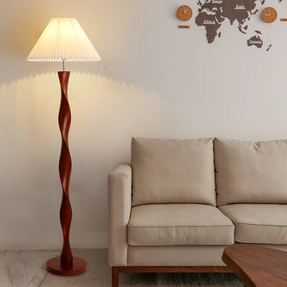 WalnutCraft | Elegant Modern Wooden Floor Lamp for Living Room Decor 2