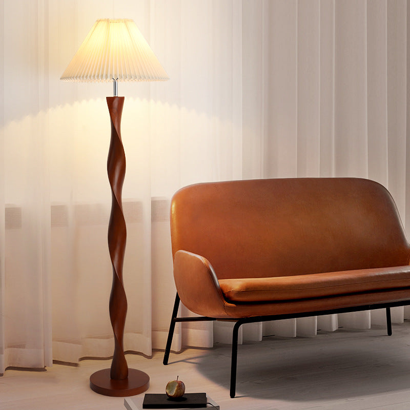 WalnutCraft | Elegant Modern Wooden Floor Lamp for Living Room Decor 3