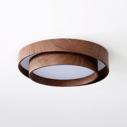WalnutGlow | Elegant Modern Japandi Ceiling Lamp Fixture 3