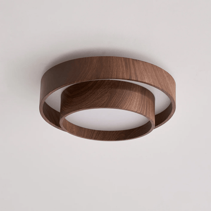 WalnutGlow | Elegant Modern Japandi Ceiling Lamp Fixture 4